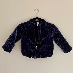 Gap Kids Velvet Puffer Jacket